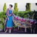 Fair lady’s soft mercerized cotton shalwar Kameez with full embroidery
